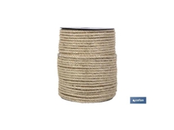 Cuerda sisal 4 cabos 14 mm 50 mts natural