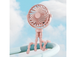 Ventilador de Carrinho EIFSON com Braços Flexíveis, Recarregável, 360° | EIFSON