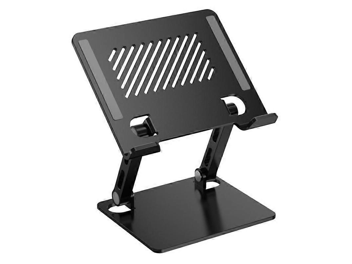 Suporte De Mesa Dobrável Ajustável J26s Para Tablet, Liga De Aço E Metal, Preto Brilvibera