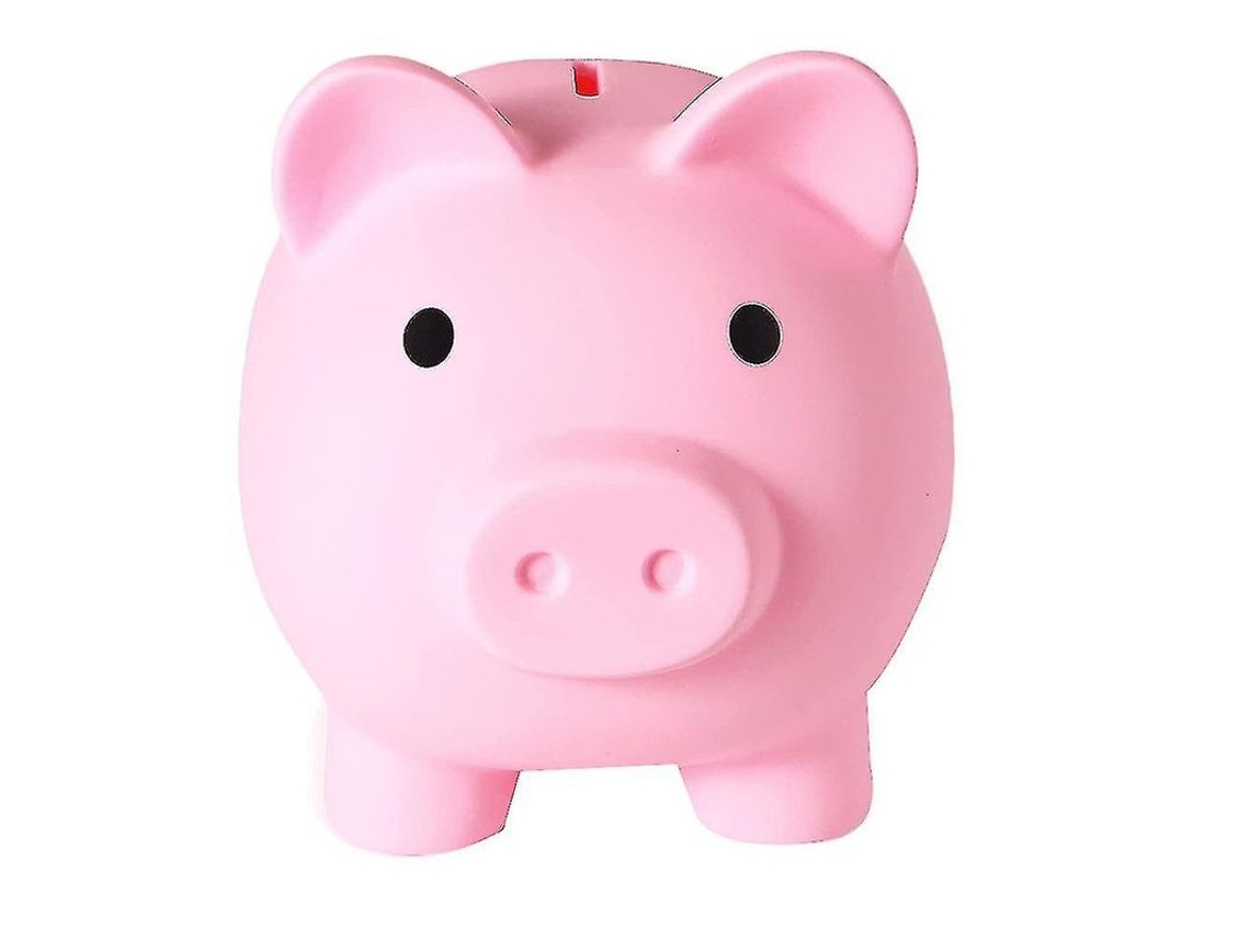 Minha Primeira Carcinha De Dinheiro - Carcinha Grande Em Plástico Inquebrável Para Crianças E Presente Prático Rosa