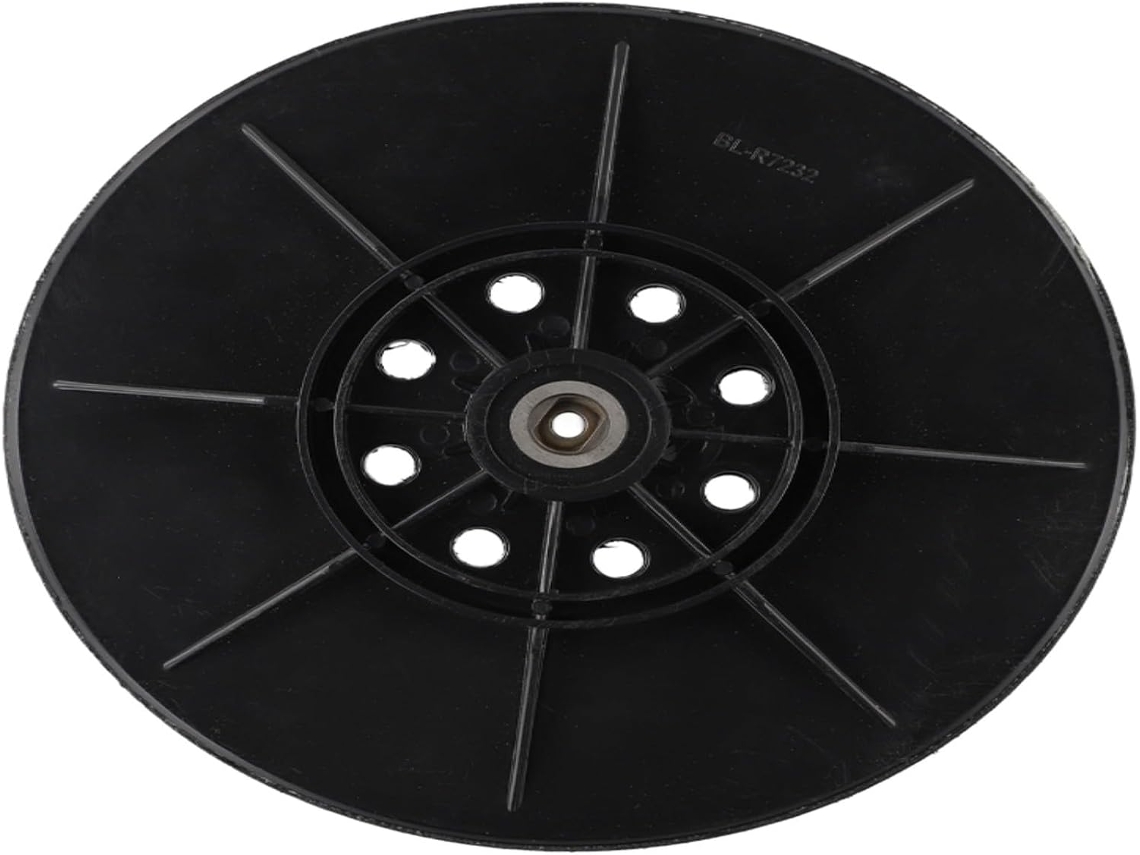 Disco De Lixa Espuma Abs Rígida 215mm 9 Polegadas Com Rosca 6mm Para Lixadeiras Drywall Sem Pó E Portáteis, Ferramenta