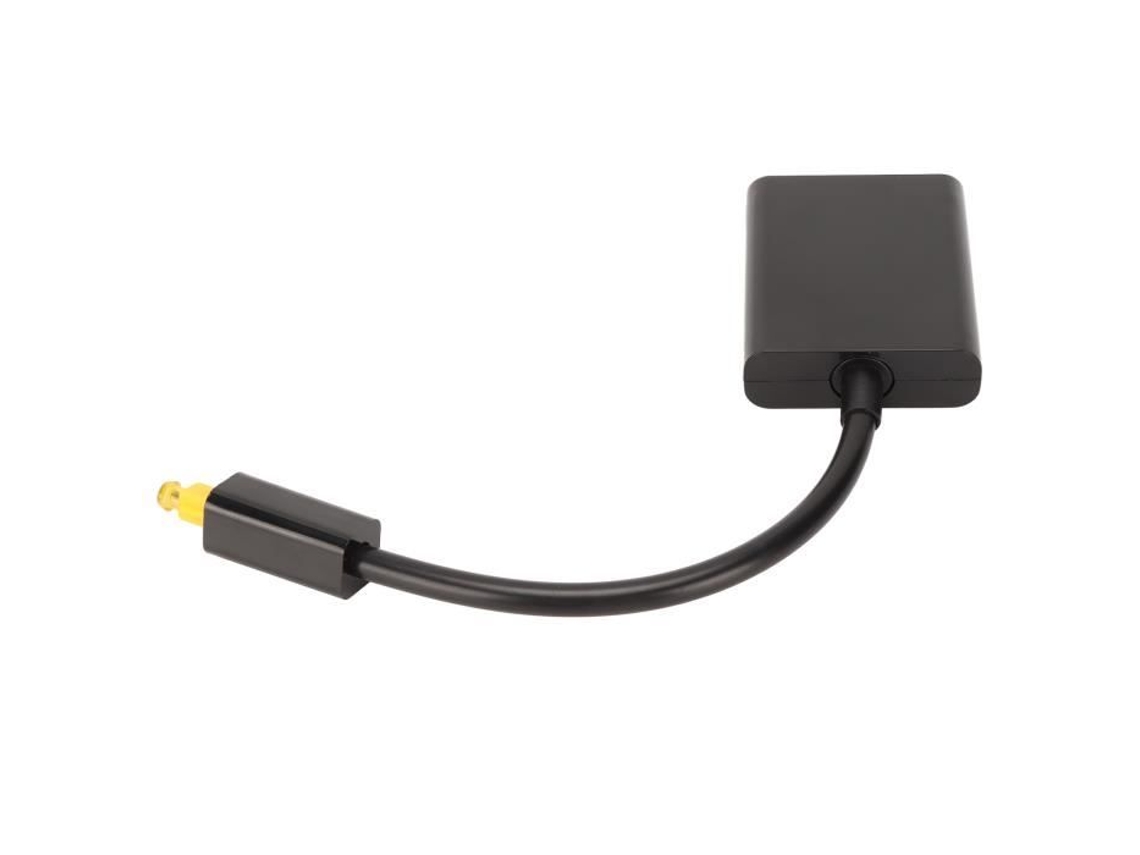 Liu 7374285602291 Adaptador De Som Óptico Divisor De Cabo Óptico 1 Em 2 Saídas Som Surround Cabo De Som A Fibra Op Qiilu