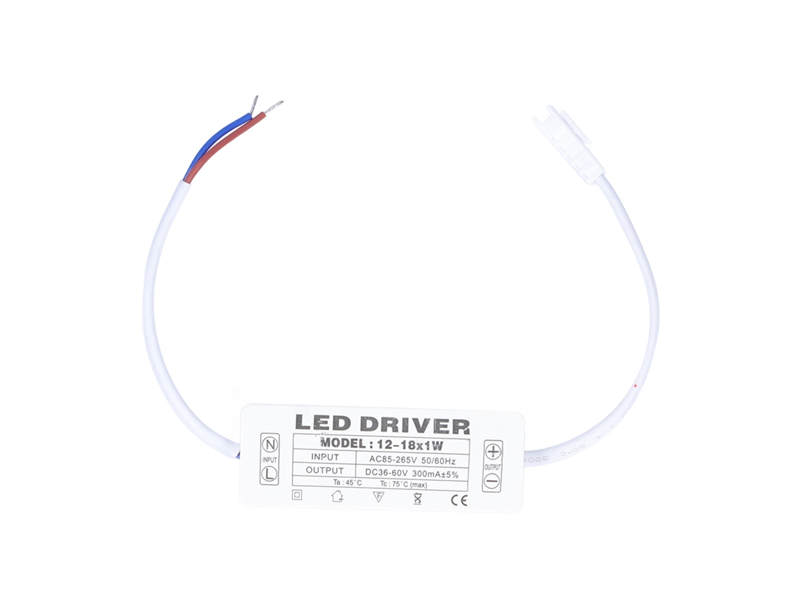 Driver Led Corrente Constante Proteção Contra Curto Calor | S/MARCA