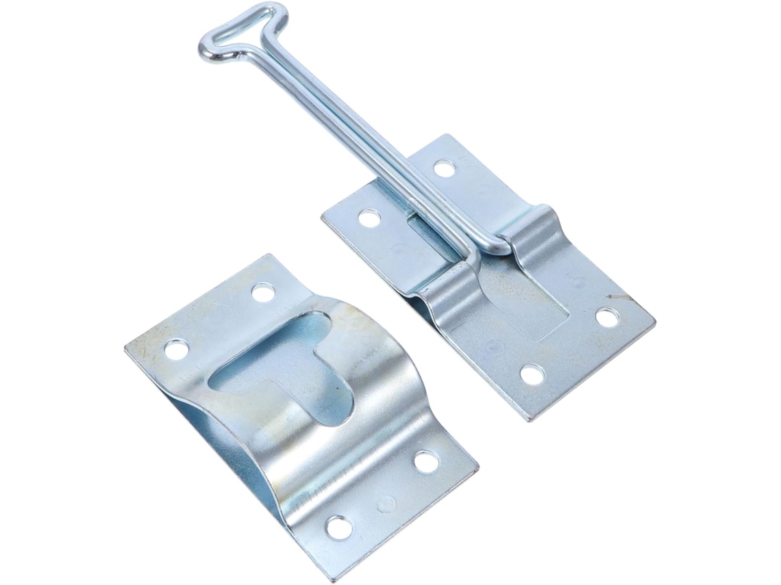 Gancho Fixo para Porta Reboque em Aço Galvanizado, Suporte Reforçado
