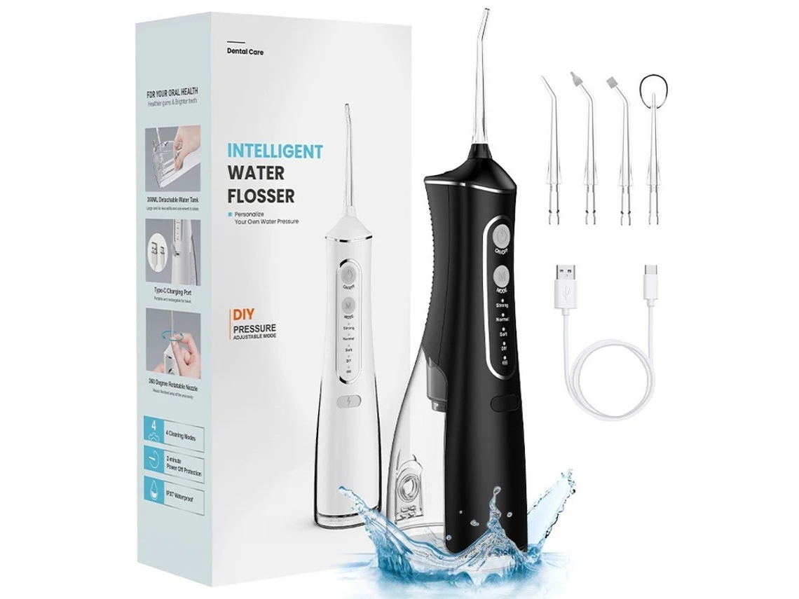 Irrigador Oral Portátil Yizhood L8 Preto