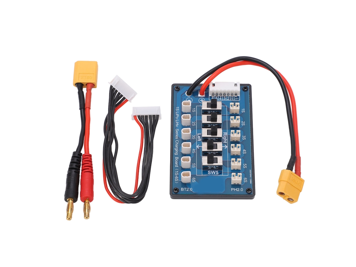 Placa De Carga Balanceada 1s Para Baterías De Lítio Adaptador De Carga Em Série Balanceada