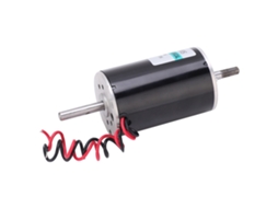 Motor CC de alta velocidade 80w pequeno com regulador de velocidade Eixo Duplo Cw CCw 24v