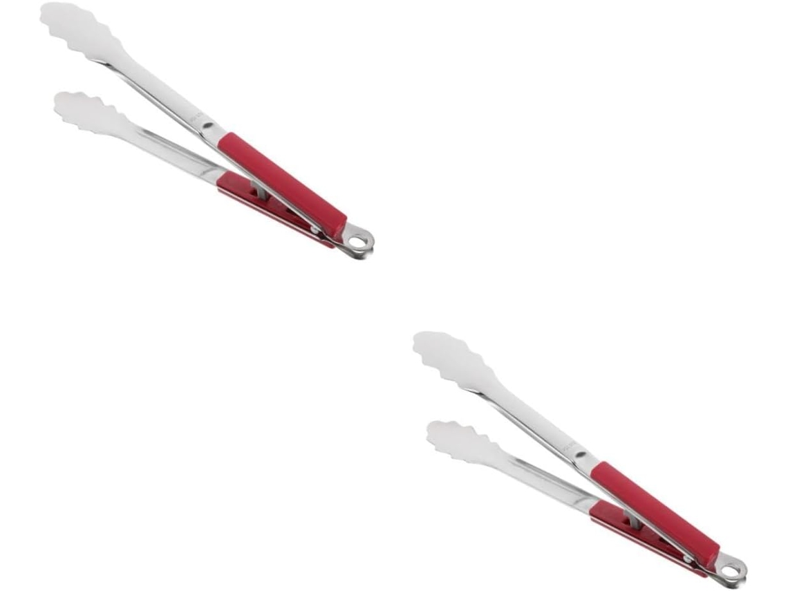 Pinças Para Churrasco Bestonzon De Aço, 2 Peças, Ergonômicas E Com Design Flip Flop, Acessório De Cozinha Para Grelhar E