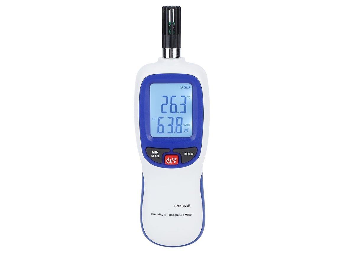 Termo Higrômetro Digital Portátil LCD para Indústria e Agricultura | S/MARCA