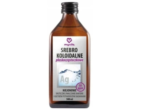 Solução De Colóide De Prata Myvita, Alta Qualidade, 500 Ml Proness