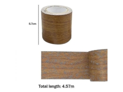 Fita Adesiva para Reparo de Textura de Madeira, Ideal para Móveis. Alta Aderência e À Prova D'água. GOKOCO