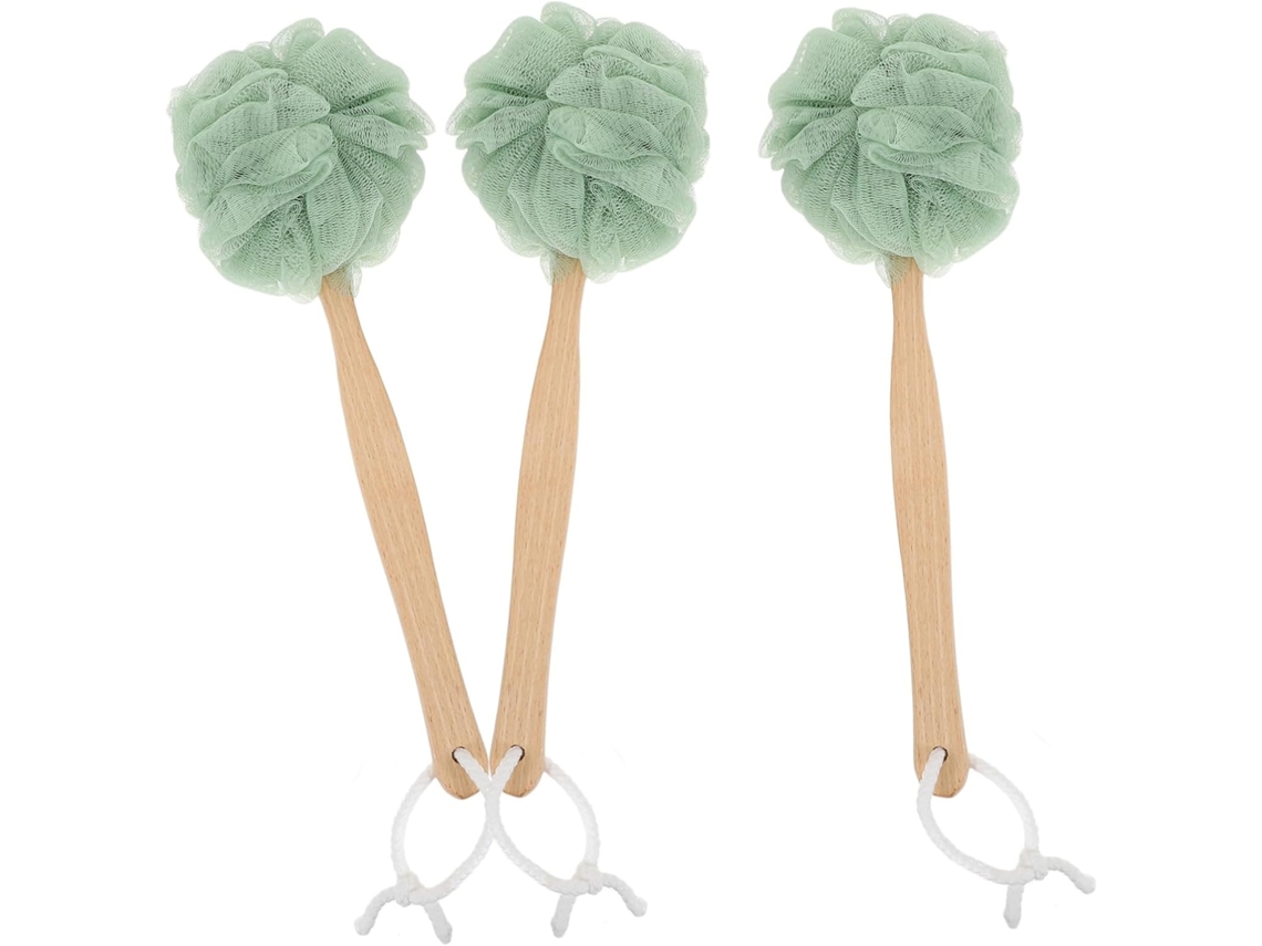 Lurelia Kit De 3 Buchas Vegetais De Banho De Cuidado Corporal, Limpeza Profunda E Portátil