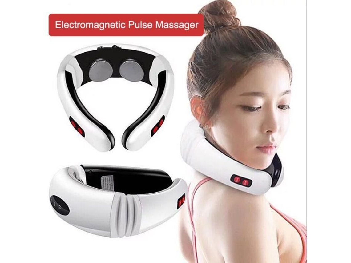Massageador De Pescoço, Elétrico, Cervical Multifuncional Inteligente 3d Para Casa E Escritório