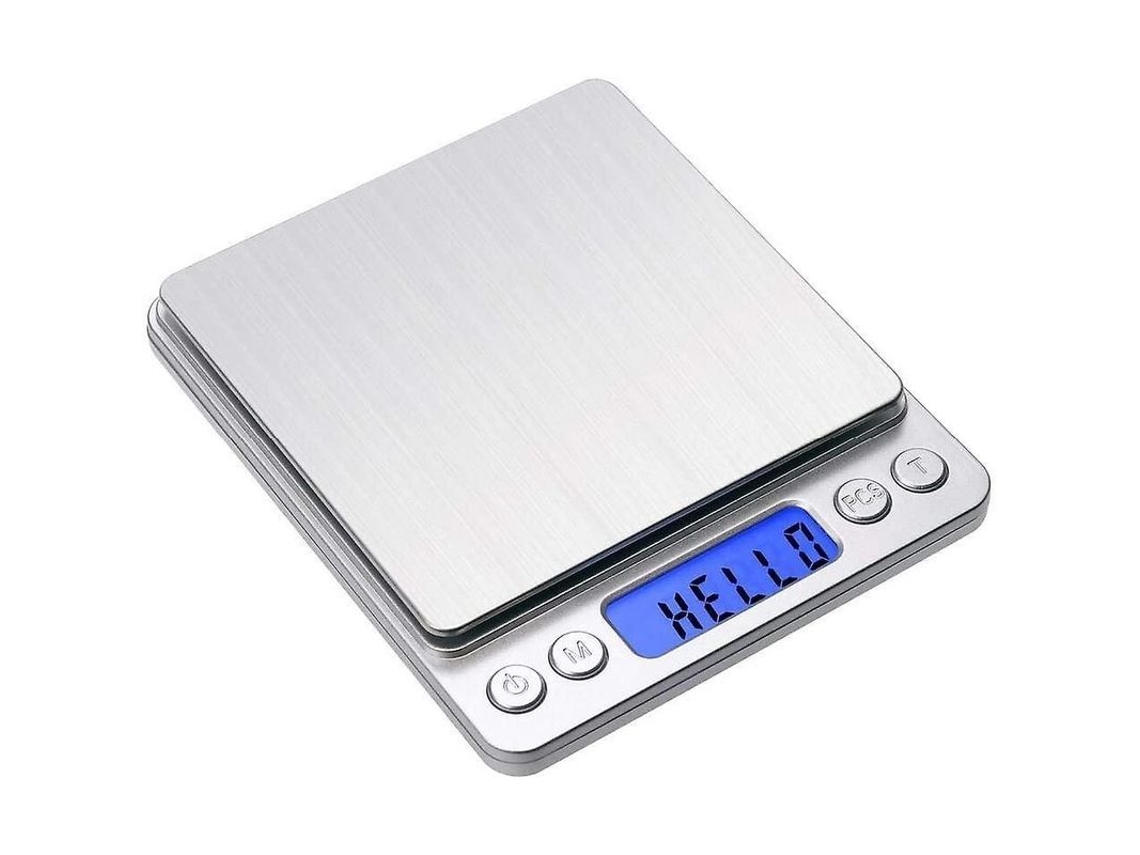 Balanças Digitais de Cozinha com Função Tare 0.01g e Display Lcd 500g Aço Inox 304 | S/MARCA
