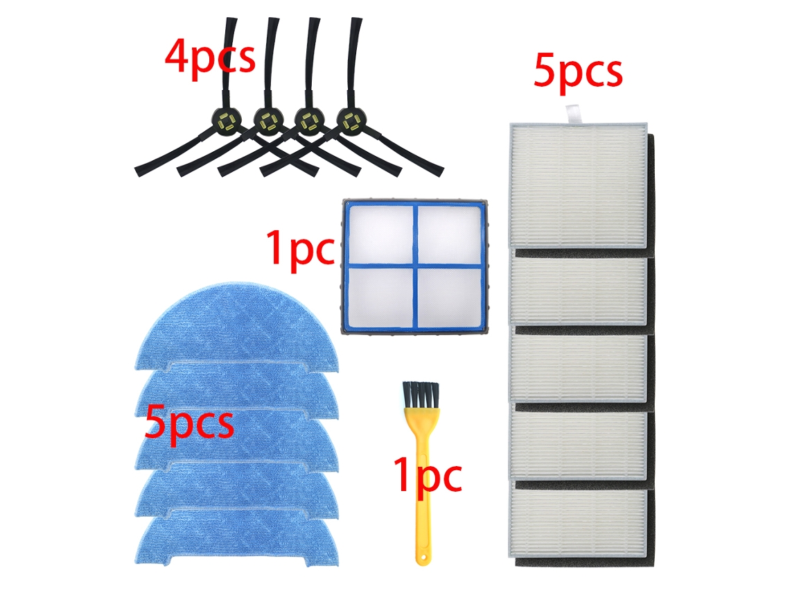Filtro hepa para robô aspirador de pó, filtros de esponja para ilife v8 v8s x750 a7 x800 x785 v80, peças e acessórios para aspirador de pó robótico