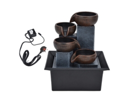 Fontana de mesa com luz Led para Feng Shui | S/MARCA