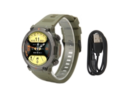 Relógio inteligente Bluetooth à prova d'água para homens para atender chamadas, esportes e condicionamento físico, smartwatch para telefone, bicicleta elétrica Green Ly