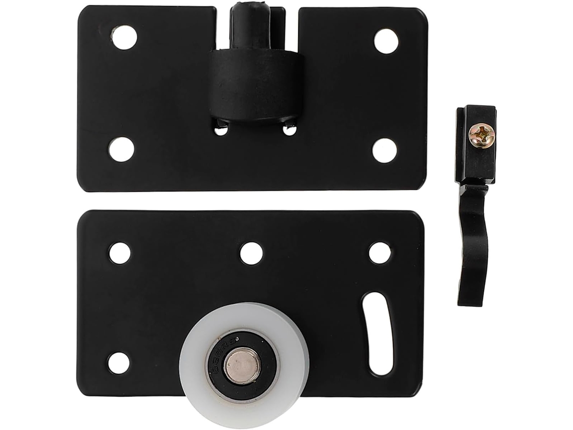 2 Conjuntos De Roldanas Para Portas De Correr De Guarda-roupa, Em Nylon E Ferro.