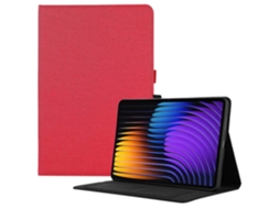 Capa De Couro Com Suporte Para Cartão E Textura De Tecido Para Xiaomi Pad 7/pad 7 Pro Cinza Slowmoose