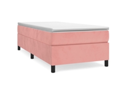 Box Spring Bed, Box Spring Beds Vidaxl Cor-de-rosa Veludo (90 X 200 Cm)