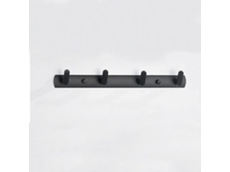 Cabideiro De Parede Para 3/4/5/6 Pessoas Com 4 Ganchos, Estrutura Resistente E Barra De Metal Para Pendurar.