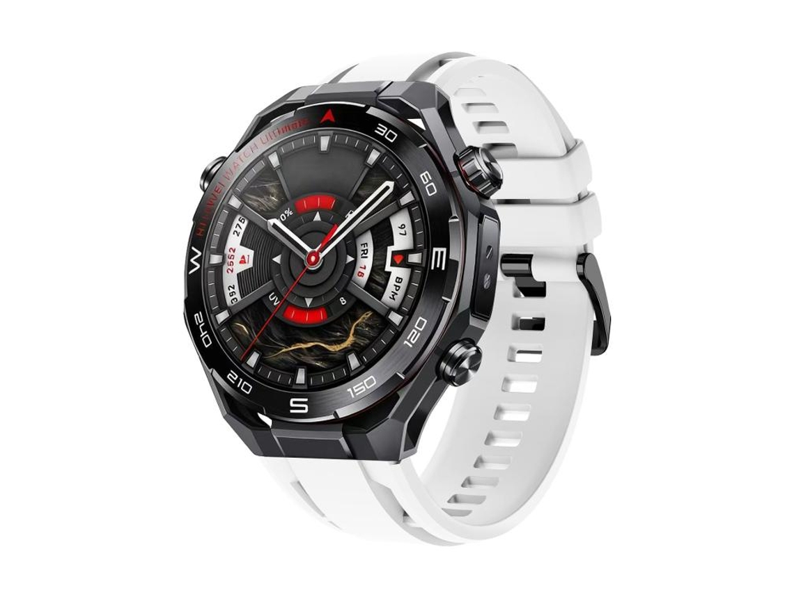 Pulseira Para Huawei Watch Ultimate 2 - Silicone Cor Sólida - Fivela Preta