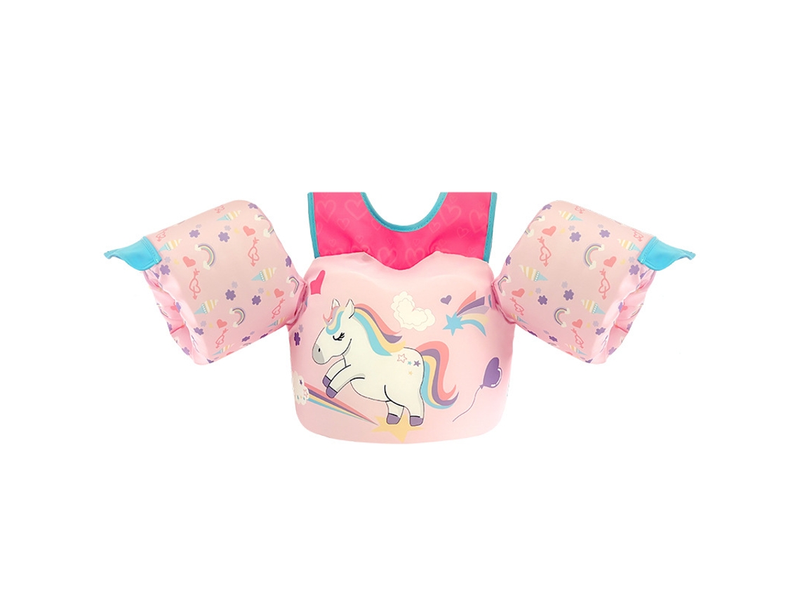 Colete De Natação Infantil, Para Crianças De 2 A 6 Anos, Com Peso Entre 10 E 30 Kg (2 A 6 Anos). Cor Rosa. Panoona