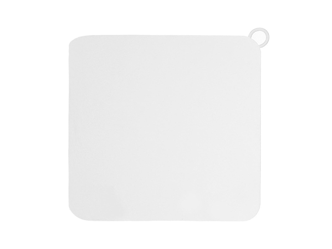 Tapa Desodorizante de Silicona para Drenaje Antihuella Suave Duradero Baño Cocina Blanco Gris 19,7*19,7 Cm Blanco