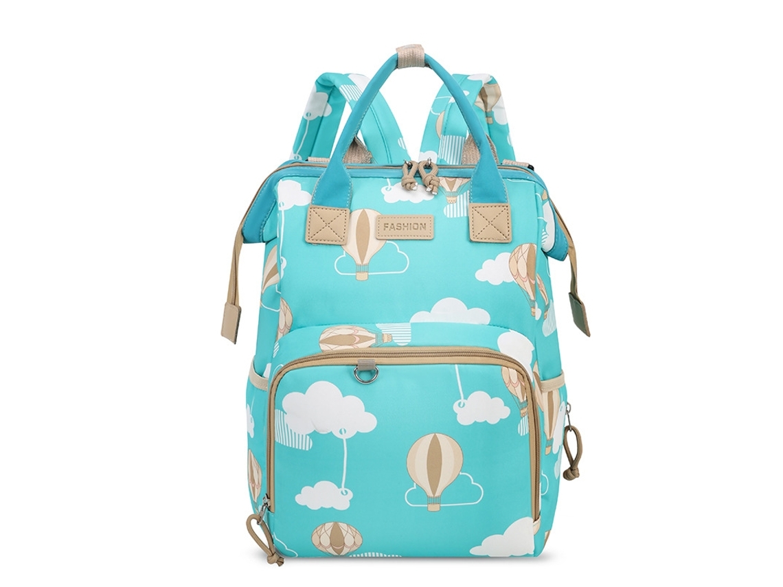 Mochila De Maternidade Portátil Grande Capacidade Bolsa Para Mãe E Bebê Multifuncional Mochila De Viagem Verde Yunzii
