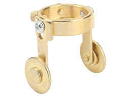 Roda guia de rolo para tocha de corte plasma P80, espaçador metálico circular dourado.