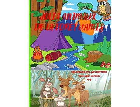 Livro Jolis Animaux Et Amis De La Forêt De Fondant Ella (francês)