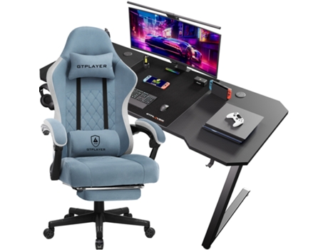 Cadeira Gamer Mesa Gamer Em Z, Ótima Combinação De Relação Qualidade Preço Gtplayer