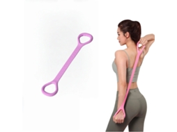Faixa Elástica de Resistência Látex para Ioga, Pilates, Alongamento e Treino de Força AQUAFORGE