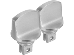 Conjunto De 2 Maçanetas Aço Inoxidável Para Fechadura Porta, Ideais Para Quartos
