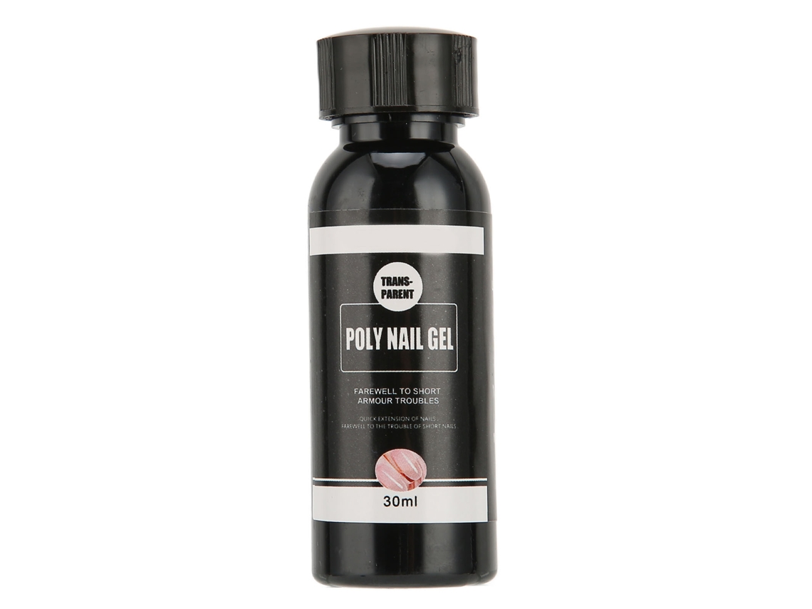 Gel Transparente Uv Profesional De Extensão De Unhas 30ml Para Salão, Casa E Diy