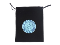 Bolsa para Tarô WalshLXq, 15x11,5cm, com cordão, ideal para cartas de baralho, joias, moedas e acessórios.