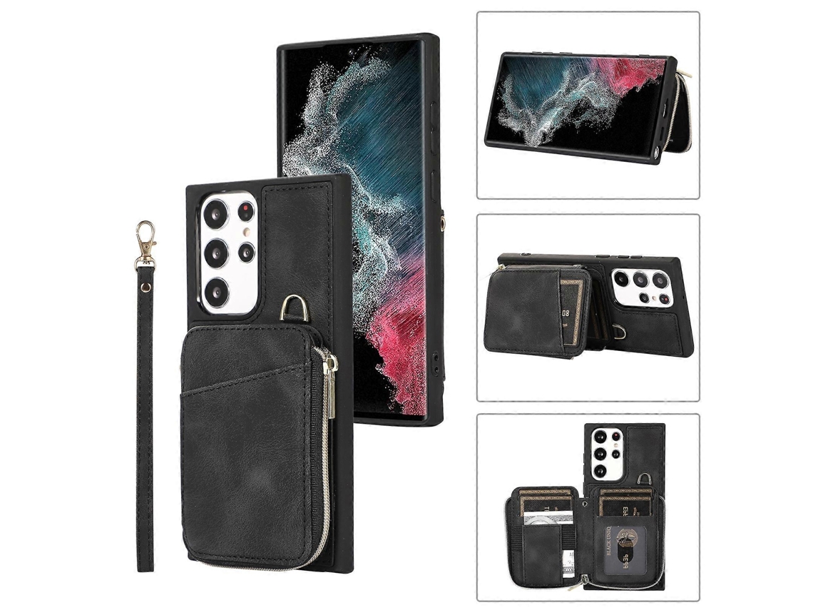 Capa Traseira Com Zíper Para Samsung Galaxy S23 Ultra 5g
