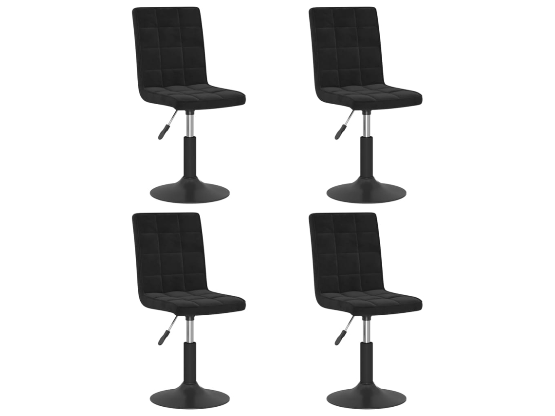 Dining Chair, Dining Chairs Vidaxl Preto Veludo (n/a)