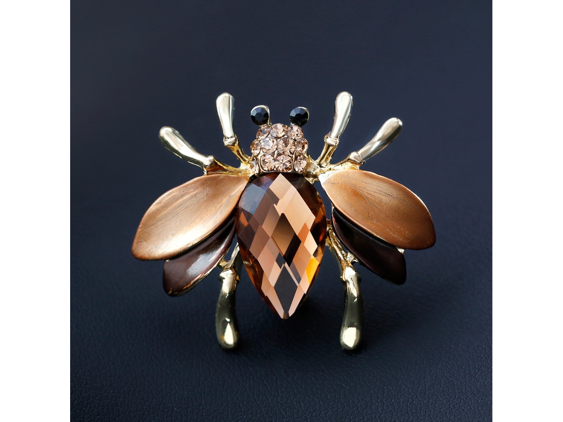 Broche De Abelha Liga Feminino Adorno De Roupa