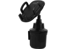 Suporte Para Celular Veicular Com Clipe, Cinza, Suporte Extensível Para Copos.