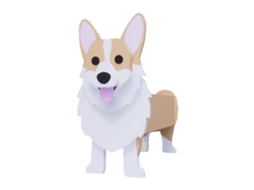 Vaso De Flores Corgi Cartoon Forma De Cachorro Para Succulentos