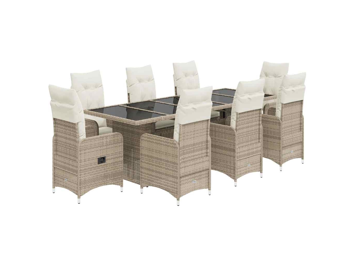 Bistro Set, Bistro Sets Vidaxl Bege Rattan / Vime (n/a)