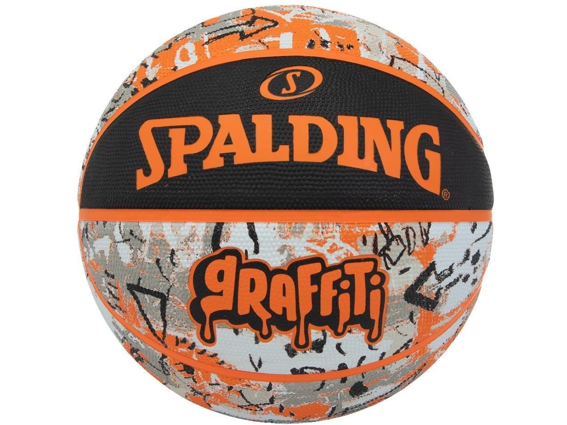 Bola Spalding Orange Graffiti Rubber