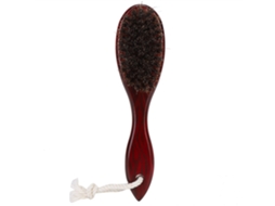 Pincel E Pente Para Barba, Escova Para Cabelo, Barbeador, Escova De Cabelo Quebrado, Listras Vermelhas