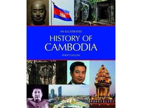 Livro an illustrated history of cambodia de philip coggan (inglês)