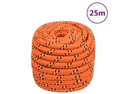 Vidaxl Corda De Barco 20 Mm 25 M Polipropileno Laranja