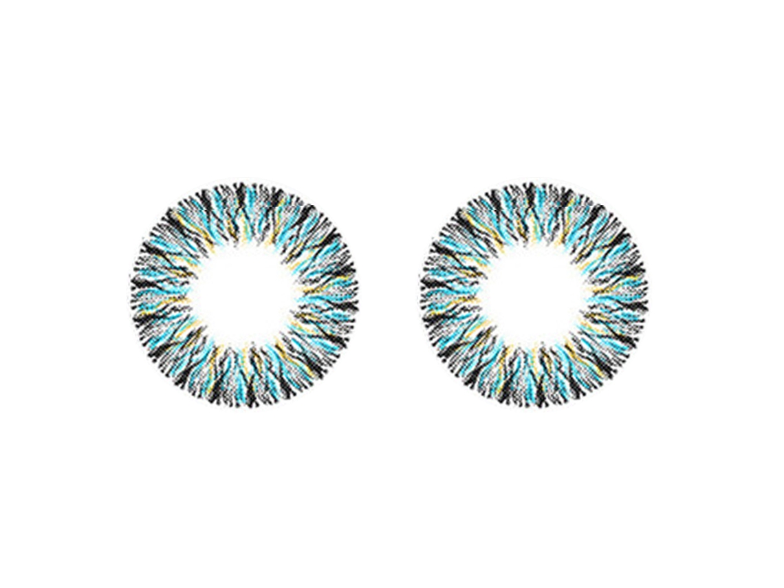 Lentes De Contato Cor Azul Anual Para Olhos
