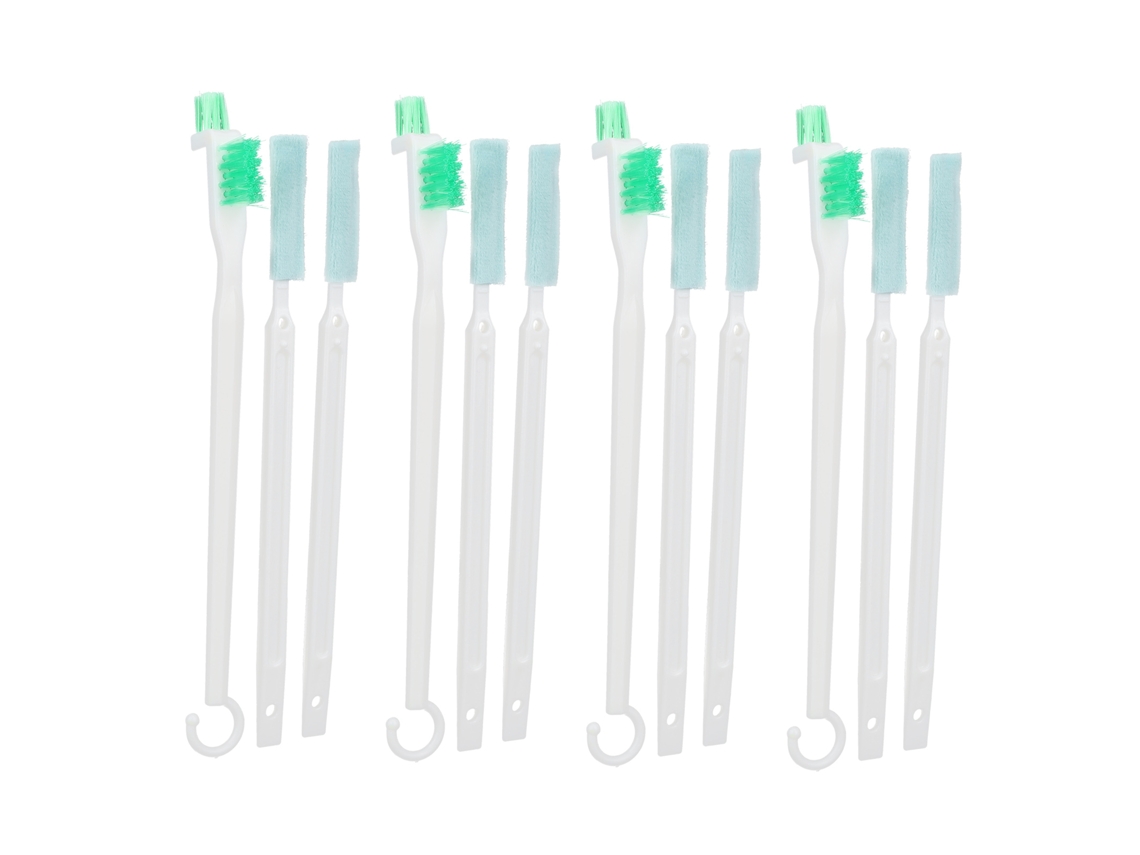 Conjunto de 4 peças de escovas Baok para limpeza de pratos e garrafas pequenas com esponjas, da Fendas Tampa Kitchen Tools.