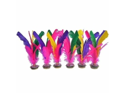 Peças Volante De Plumas Jianzi Esportivo Ao Ar Livre Brinquedo Colorido Para Pé