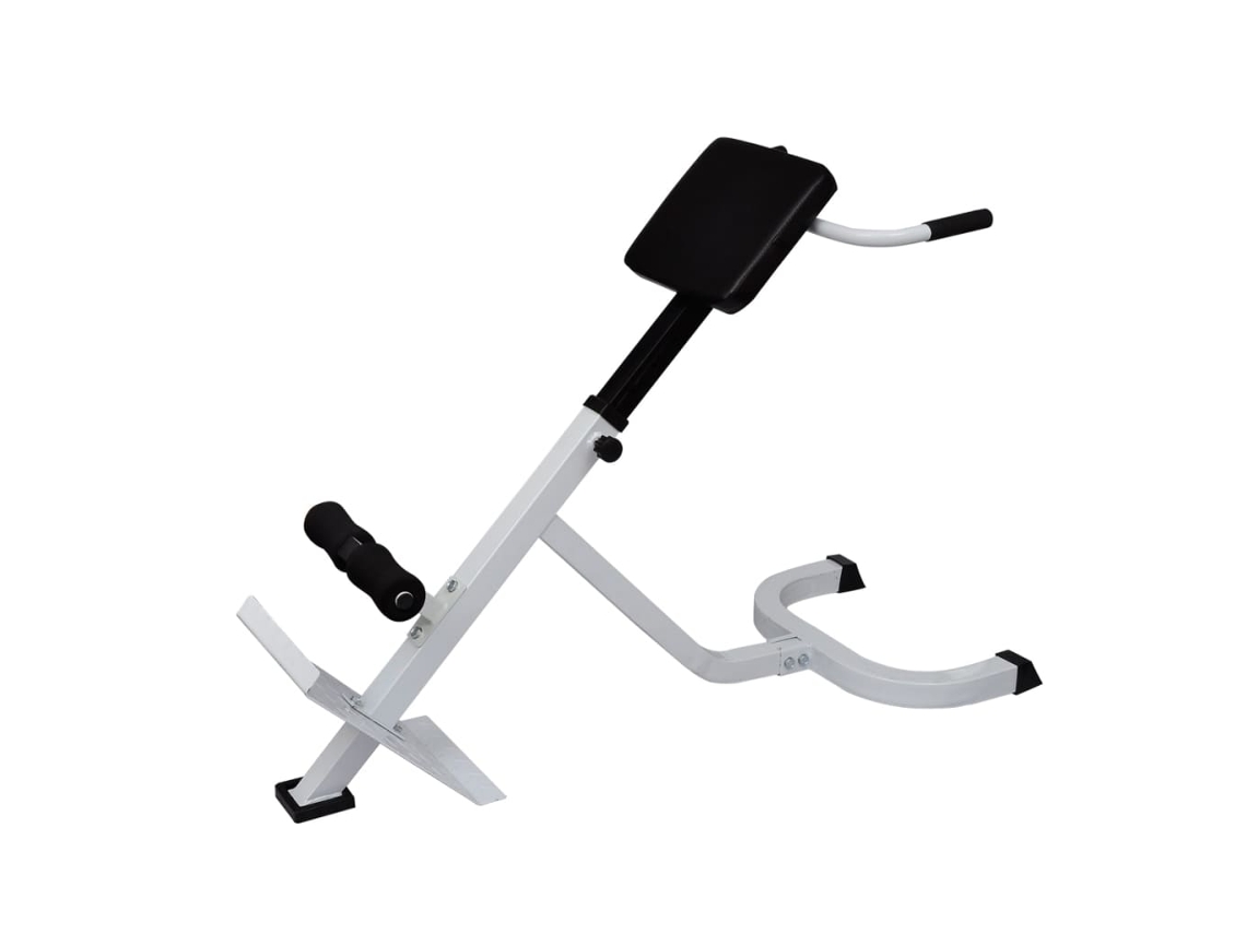 Back Extension Bench, Back Extension Benches Vidaxl Preto Aço